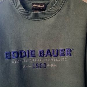 Vtg Eddie Bauer Embroidered Spell-out Sweatshirt